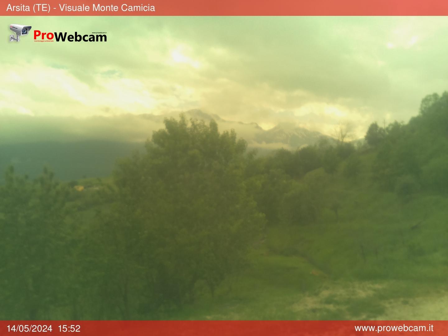 immagine della webcam nei dintorni di Carpineto della Nora: webcam Arsita
